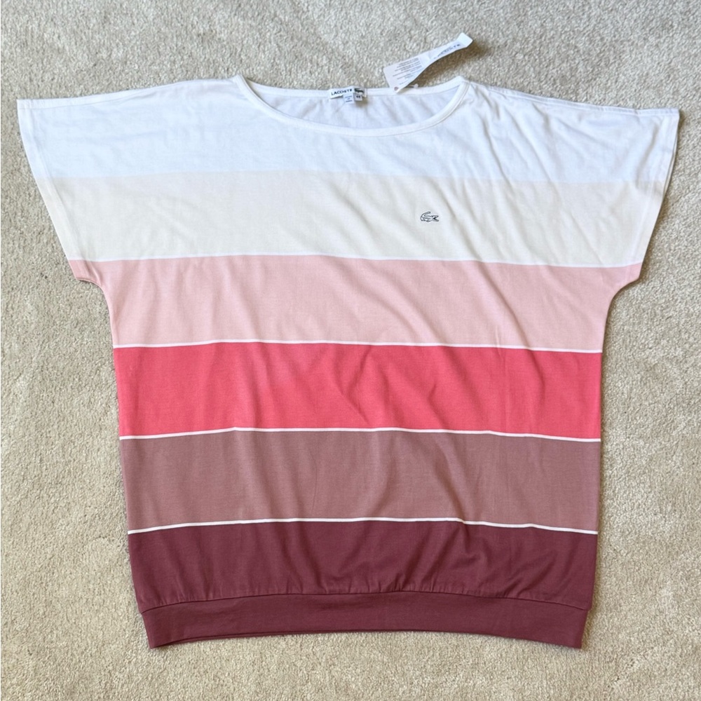 Calvin Klein Women's Striped Multicolor Shirt - Size 44 “Large” - NWT